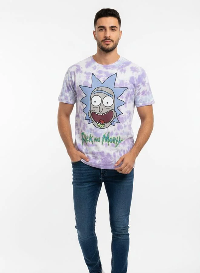 Take Two Men Rick and Morty Graphic Print T-Shirt